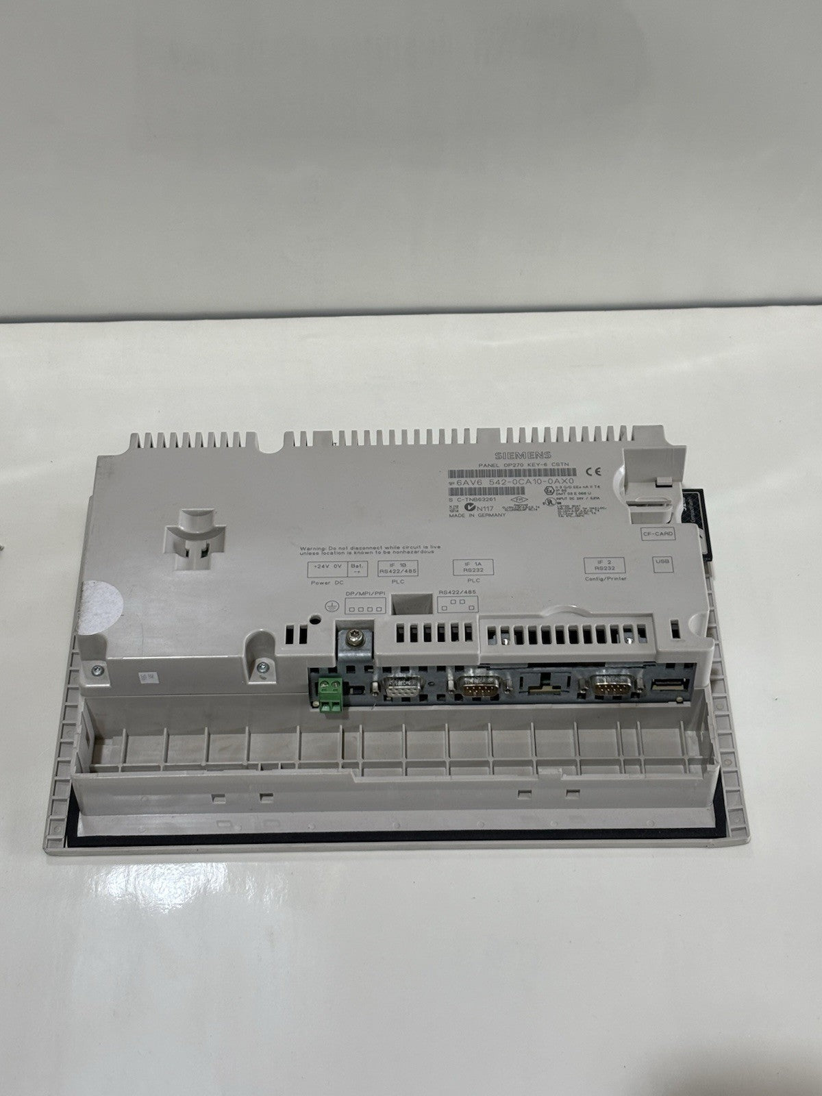 Siemens Panel OP270 6AV6 542-0CA10-0AX0 Simatic Key-6 CSTN - Shell broken