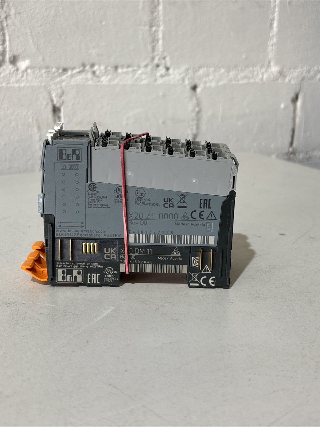 B&R X20 ZF 0000 + Trägermodul X20 BM11 REV.D0 -3 Pieces-