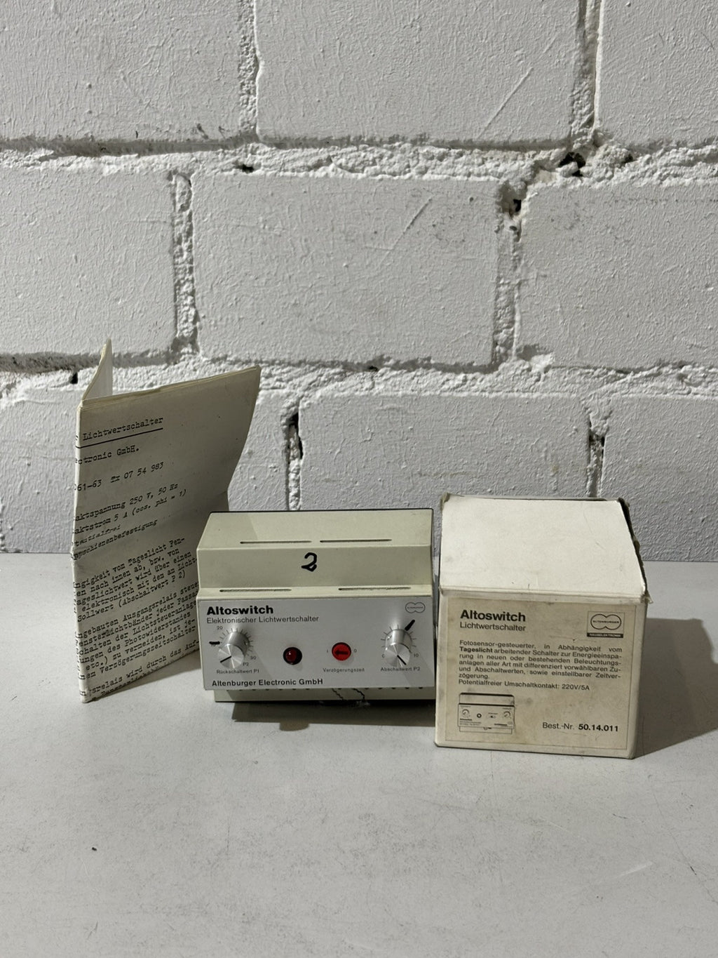 Altenburger Altoswitch Elektronischer Lichtwertschalter Best.-Nr. 50.14.011