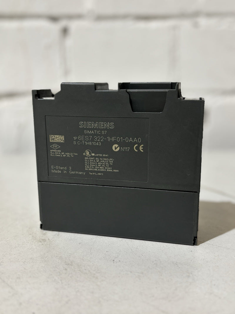 SIEMENS SIMATIC S7 6ES7 322-1HF01-0AA0 E-Stand: 3