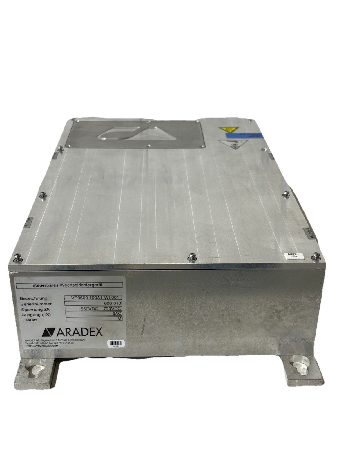 ARADEX VP600 100A1 WI 001 550...720VDC  controlled inverter