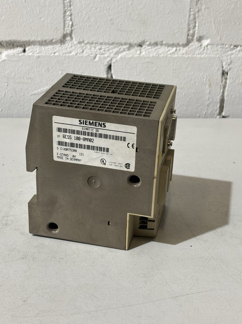 Siemens Simatic S5 6ES5 100-8MA02 S5-95U E-Stand: 04