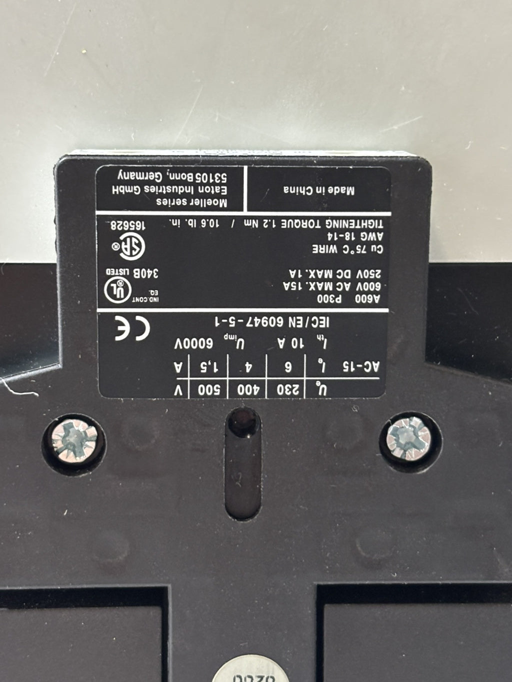 EATON DILM400/22 (RA250) 200KW Spulenspannung/Coil  110-250V 40-60Hz/DC