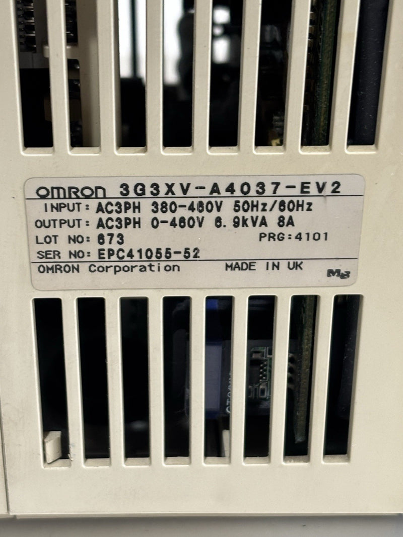 Omron SYSDRIVE Inverter 3G3XV-A4037-EV2 6,9KVA 3,7 kW