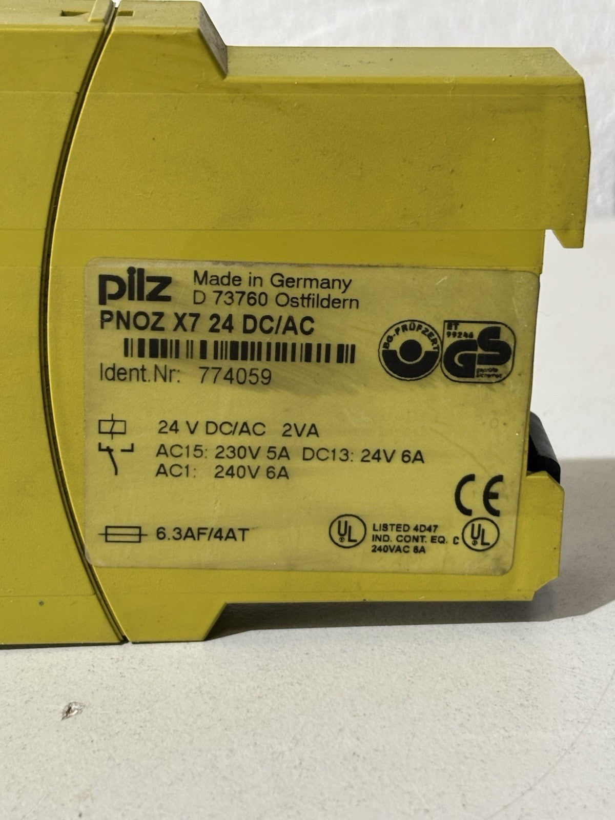 Pilz PNOZ X7 24 DC/AC 774059