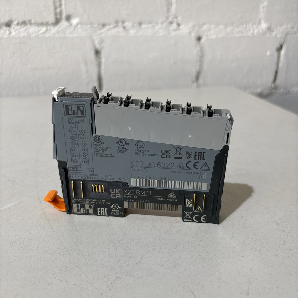 B&R X20 DO 6322 + Trägermodul X20 BM11 REV. K3