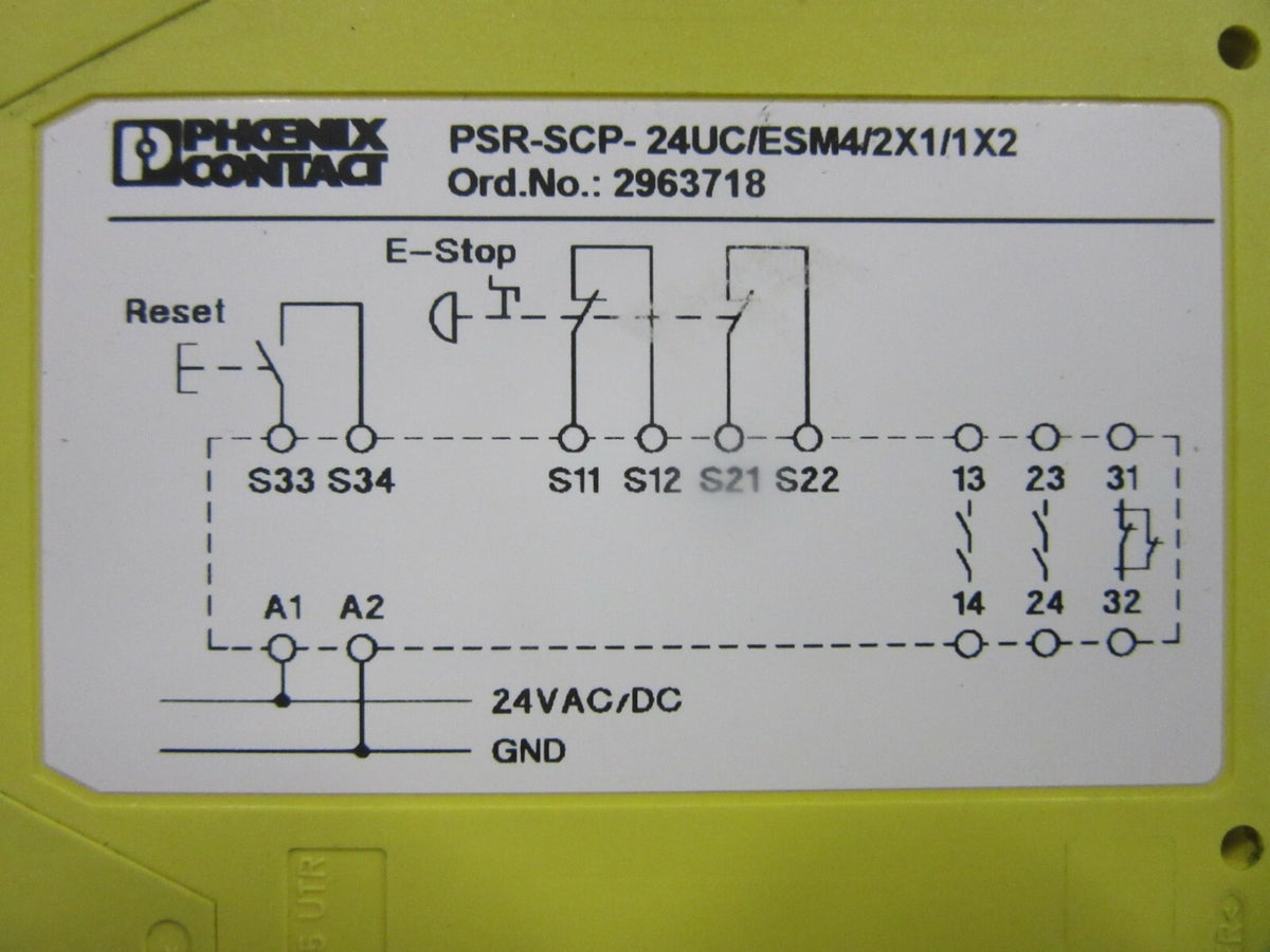 Phoenix Contact PSR-SCP-24UC/ESM4/2X1/1X2 (2963718) Sicherheitsrelais