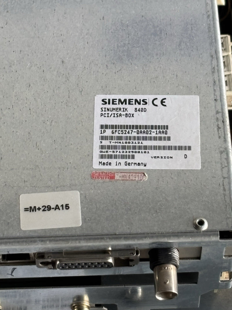 Siemens Sinumerik 840D 6FC5203-0AB50-0AA2 Version F + 6FC5247-0AA02-1AA0 Trumpf