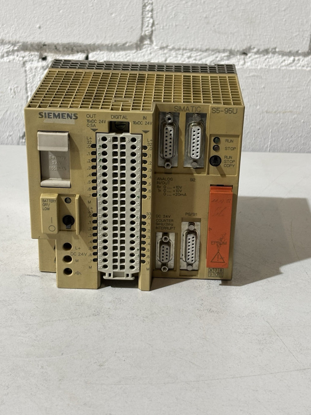 Siemens Simatic S5 6ES5 095-8MC01 S5-95U E-Stand: 06