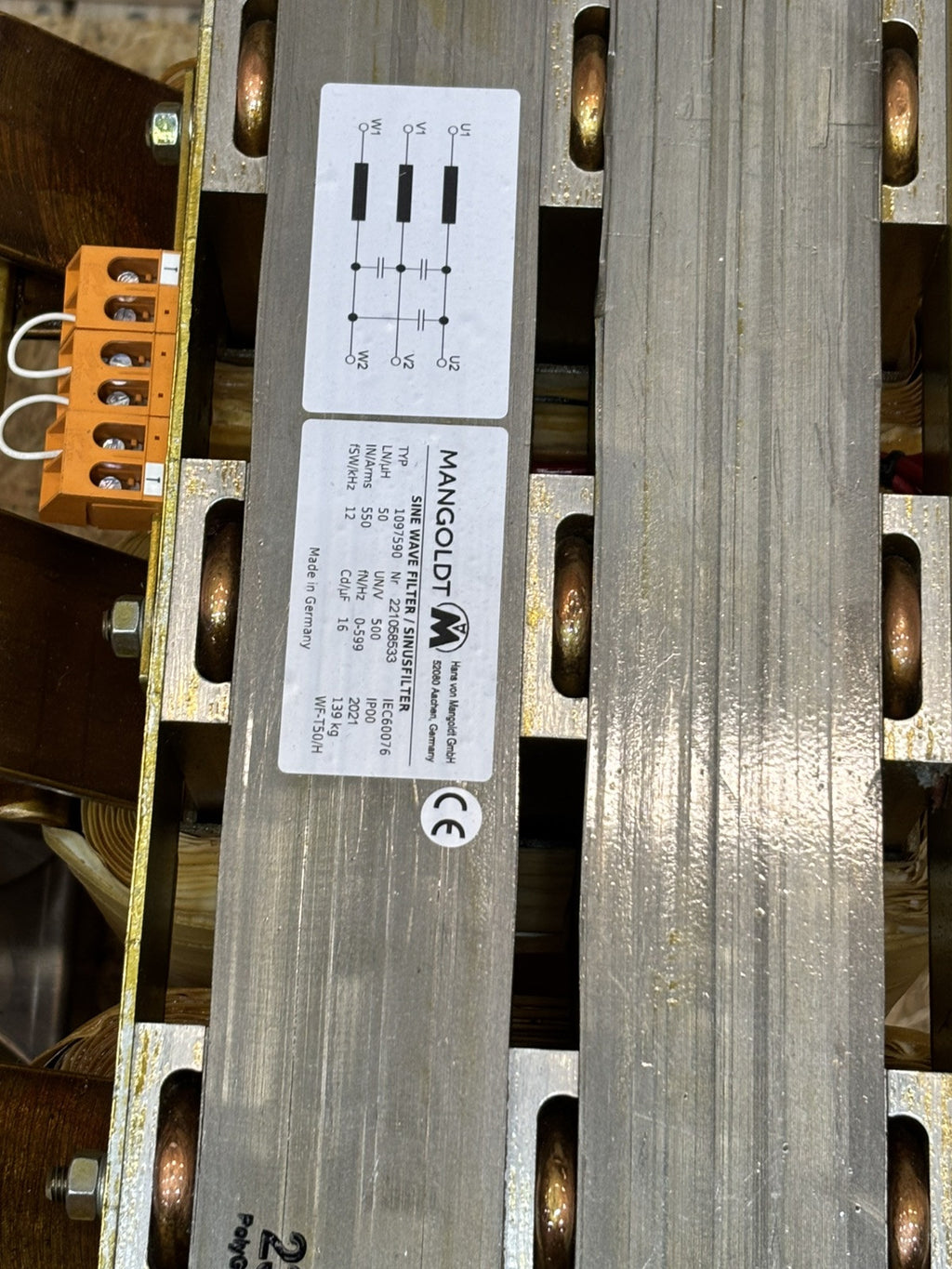 Mangoldt Sine Wave Filter Typ 1097590 Nr 221058533 Sinusfilter