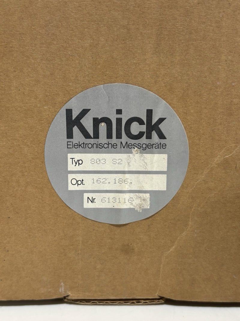 Knick Typ 803 S2 Opt. 162.186 Digital-Anzeiger