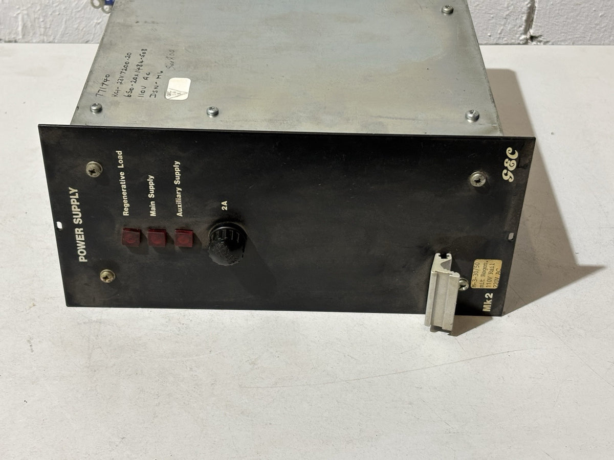 GEC NUM VERSORGUNG POWER SUPPLY Mk2 M-3-30/50