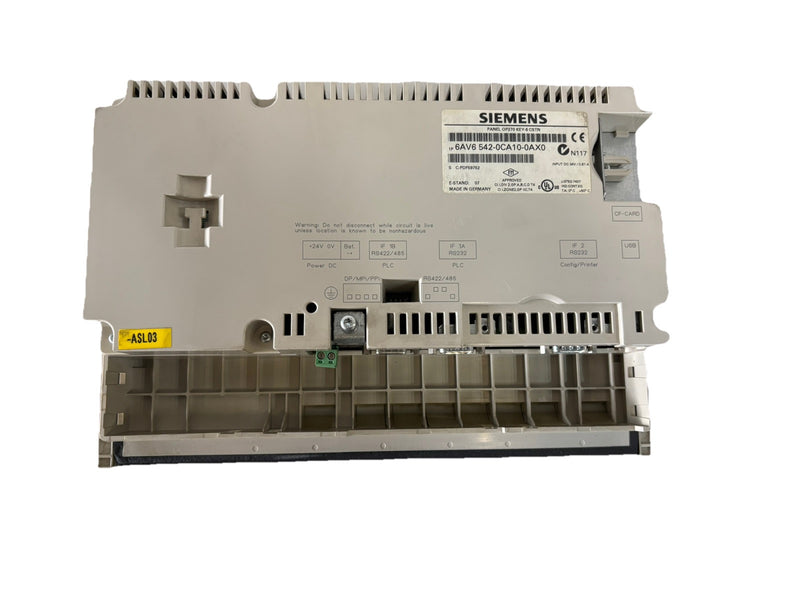 SIEMENS SIMATIC S7 OP270 Key-6 CSTN 6AV6 542-0CA10-0AX0