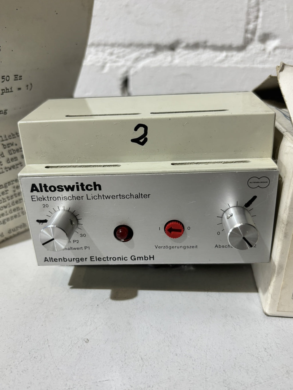 Altenburger Altoswitch Elektronischer Lichtwertschalter Best.-Nr. 50.14.011
