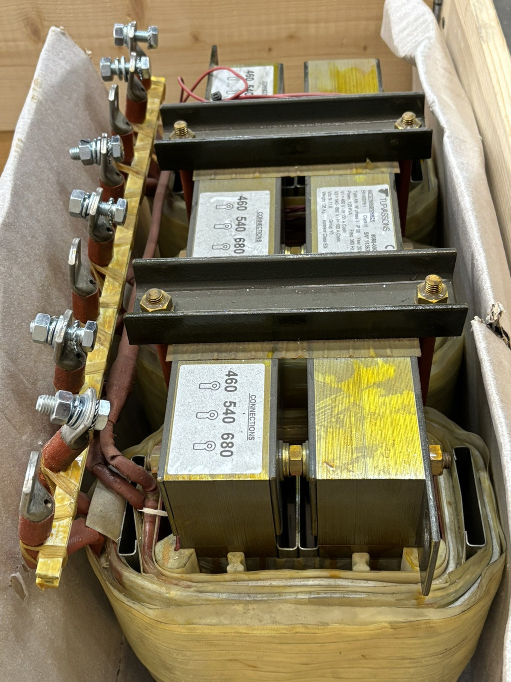 TUFVASSONS 8080-0003 Autotransformer V1/V2 460 540  KVA 120