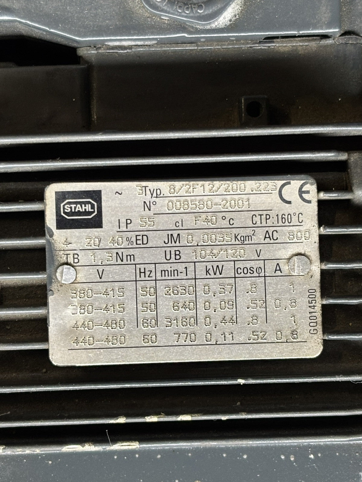 Stahl Kran Seilzug 3200kg Trommel SH 3008-20 4/1 Motor 8/2F12/200.223