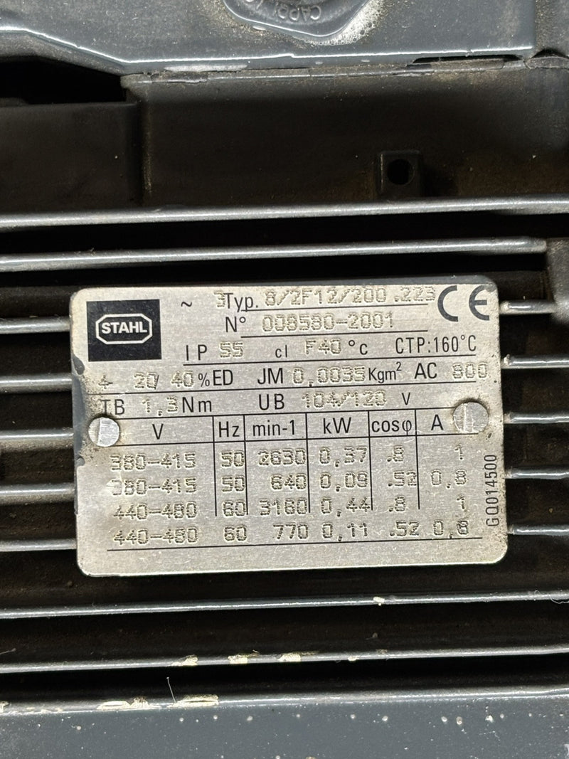 Stahl Kran Seilzug 3200kg Trommel SH 3008-20 4/1 Motor 8/2F12/200.223