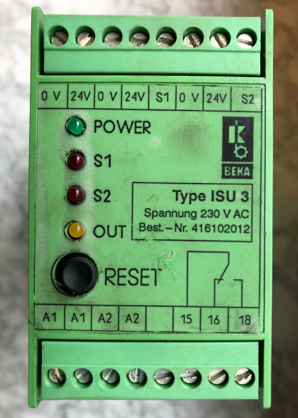 BEKA Schaltmodul Type ISU3 Best.-Nr. 416102012