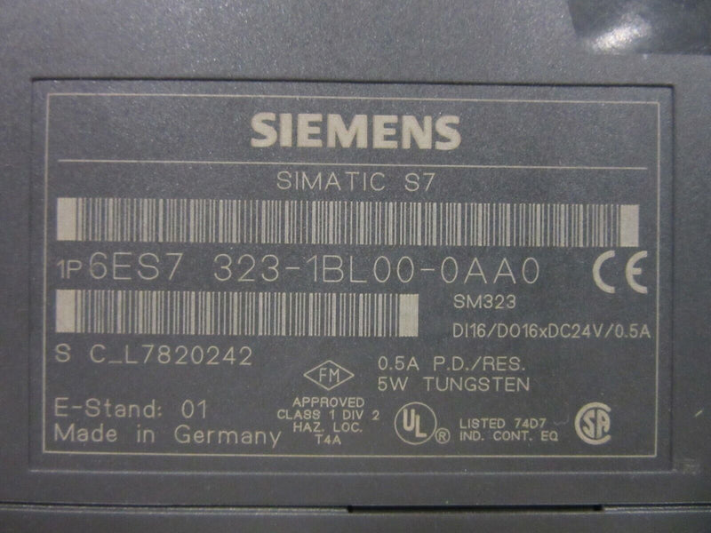 Siemens Simatic S7 6ES7 323-1BL00-0AA0 EStand: 01