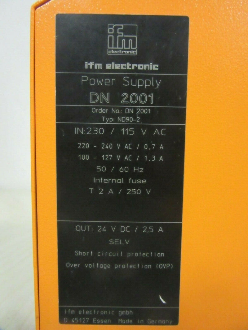 ifm electronic Power Supply DN 2001 ND90-2