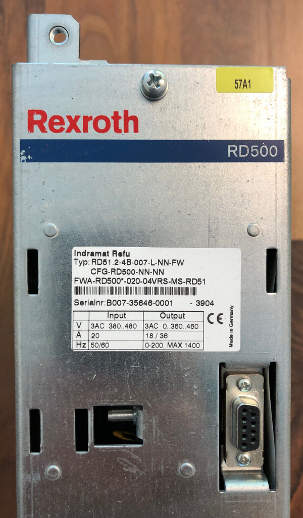 Rexroth Indramat Refu RD51.2-4B-007-L-NN-FW