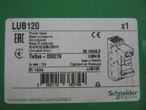 Schneider Electric LUB120 Grundgerät 12A TeSys 036279