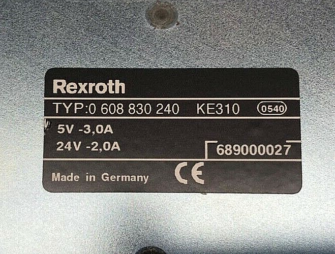 Rexroth KE 310 Kommunikationseinheit 0 608 830 240 aus Schrauberansteuerung