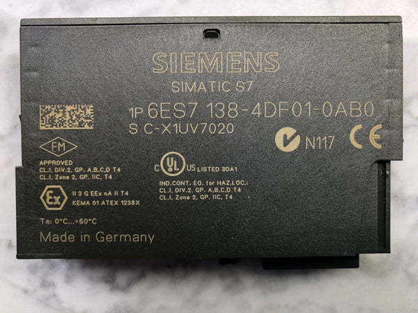 SIEMENS SIMATIC S7  6ES7 138-4DF01-0AB0    -gebraucht, used-