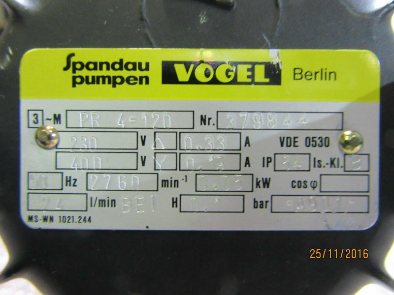 VOGEL Spandau Pumpen PR 4-120 (379844) -unused-