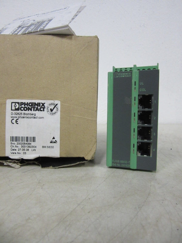 Phoenix Contact FL HUB 10BASE-T 28 31 02 8 -unused-