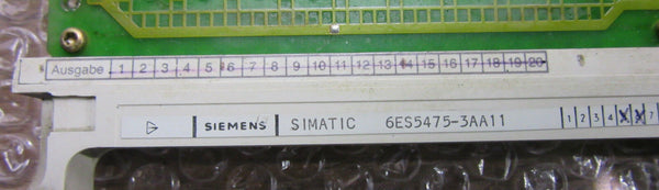 SIEMENS SIMATIC 6ES5475-3AA11 - used -