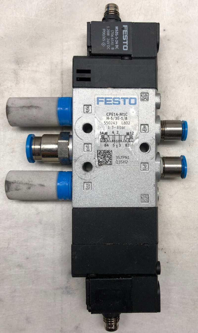 FESTO Magnetventil 550243, CPE14-M1C H-5/3E-1/8