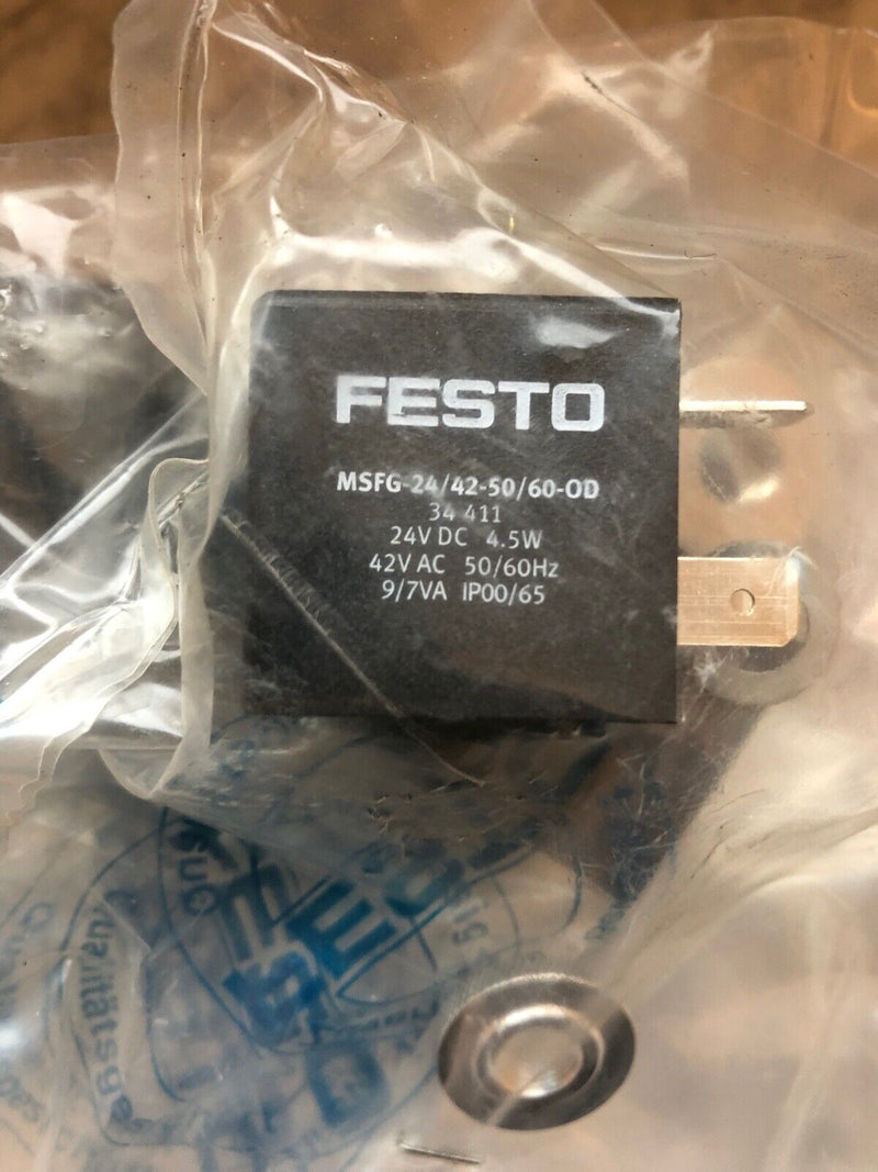 FESTO MSFG-24/42-50/60-OD 34411 Magnetspule in OVP (Set 5 St.)