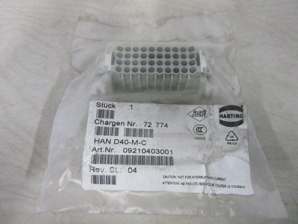 Harting HAN D40-M-C -unused-