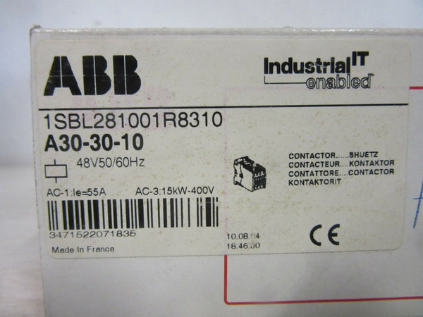 ABB  A30-30-10 48V 50/60Hz Schütz