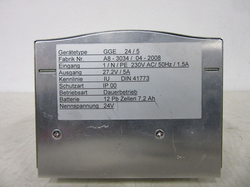 ISG GGE 24/5 A8-3034/04-2008 Output: 5.0A -used-