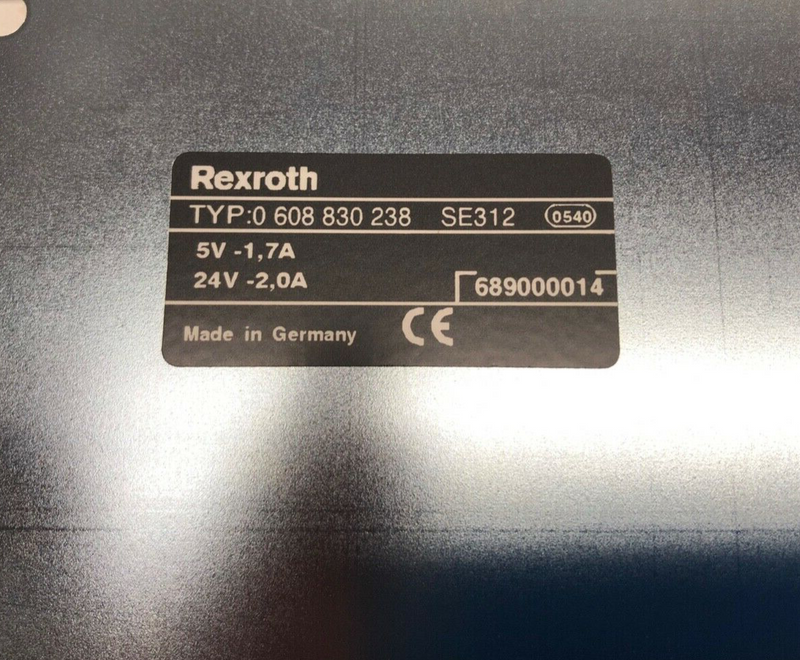 Rexroth SE312 0 608 830 238 Controllermodul aus Schrauberansteuerung