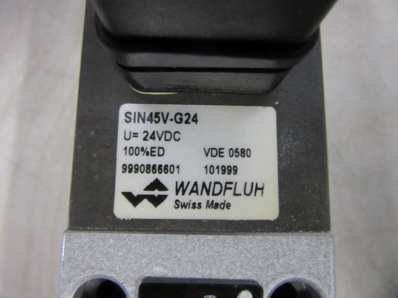 Wandfluh SIN45V-G24 U=24VDC 100%ED p max 160bar Wegeventil