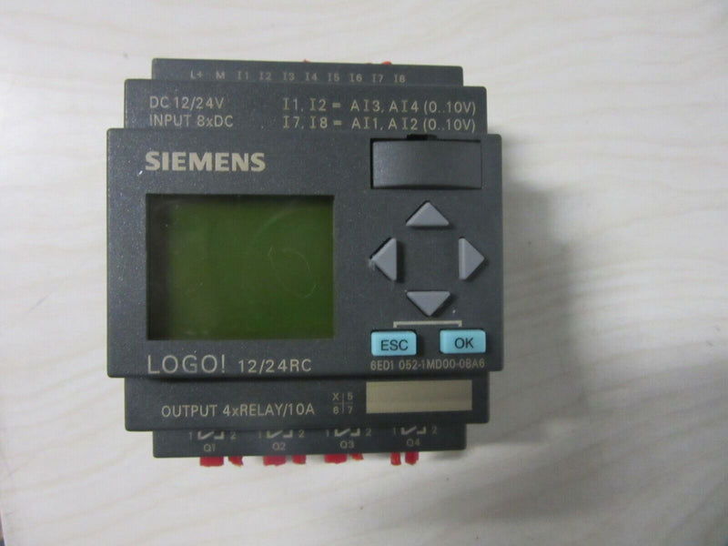 Siemens LOGO! 12/24RC Logikmodul 6ED1052-1MD00-0BA6