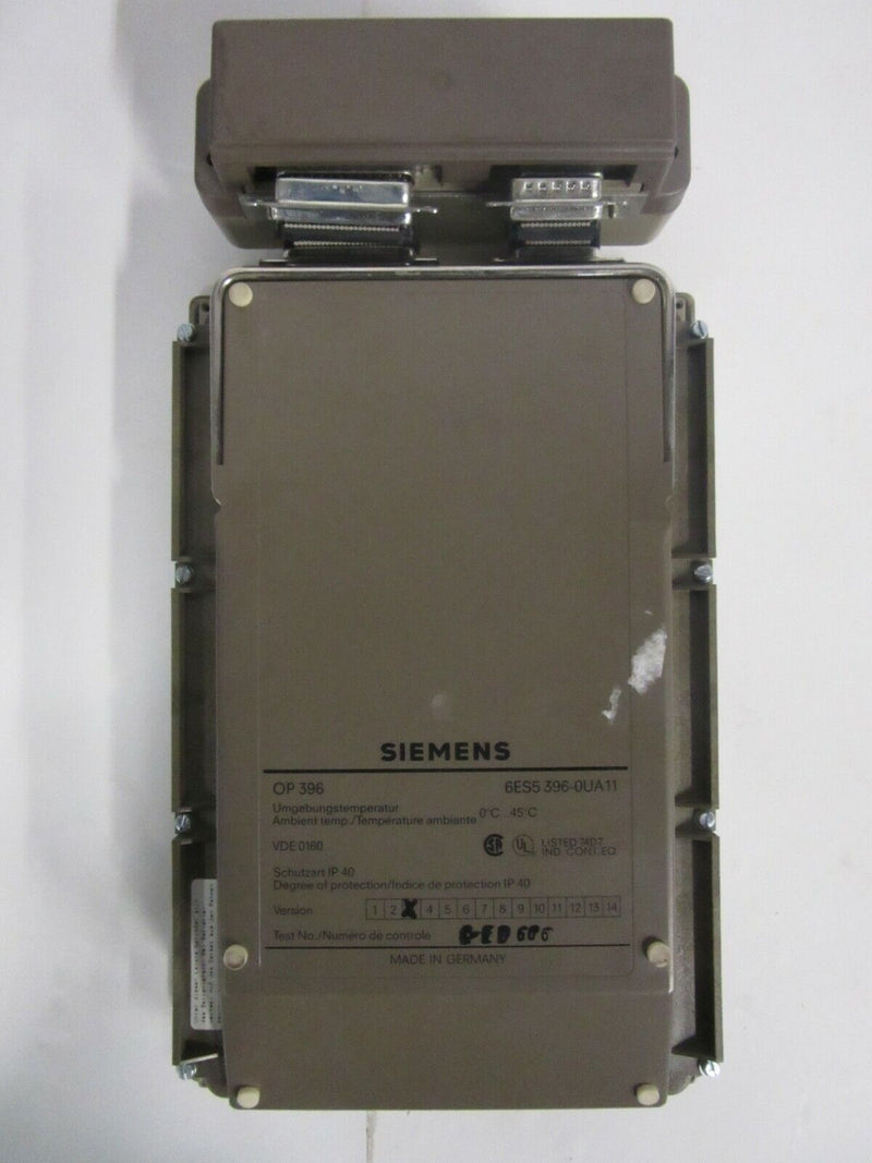 Siemens Simatic OP 396 6ES5 396-0UA11 Version 3 6ES5 983-0UA11