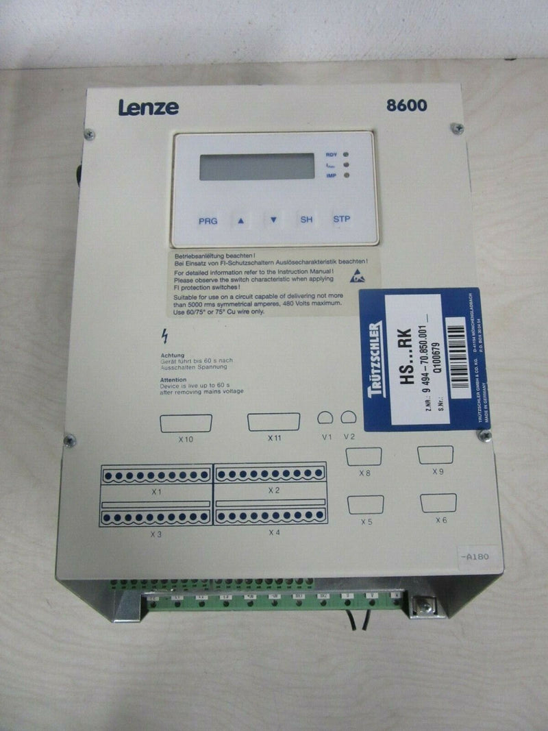 Lenze 8600 EVF8603-E 5.5A 2.2 kW 33.8603-E.6D.64 Frequenzumrichter