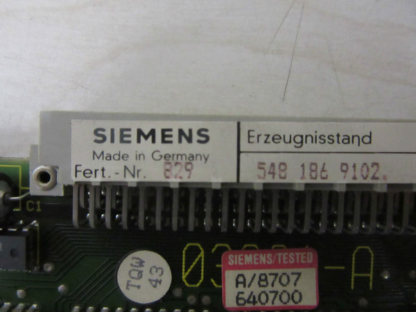 Siemens 548.186.9102   -used-