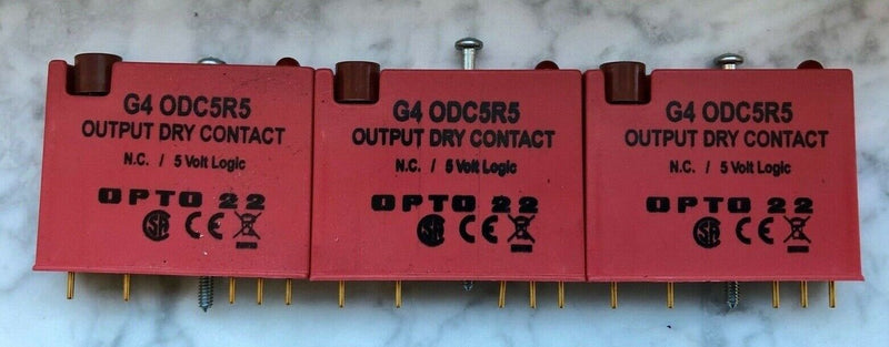 Opto 22 G4 ODC5R5 Dig. Output-Module Dry Contact 60V 5Volt Logic 3 Stück/Pieces