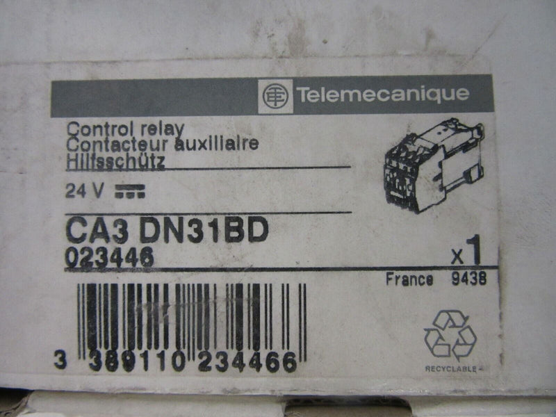 Telemecanique Control Relay/Contactor Relay CA3 DN31BD