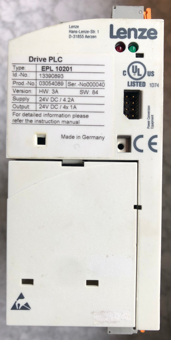 Lenze Drive PLC EPL 10201 ID-Nr. 13390893 mit Extension Board
