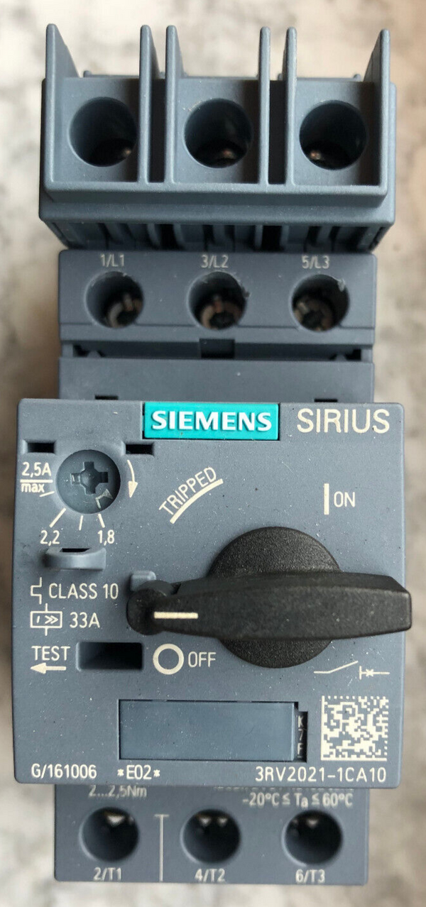 Siemens Sirius 3RV2021-1CA10 Leistungsschalter
