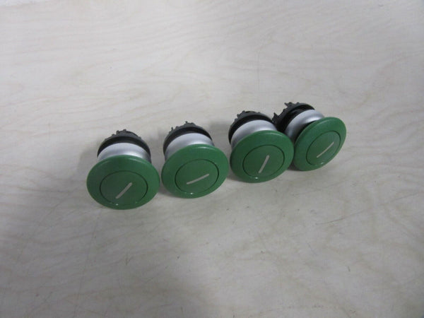 4x Eaton  M22-DP-G-X1 Pilzdrucktaste beschriftet grün
