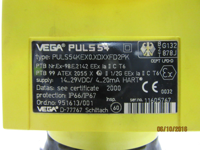 VEGA Puls54 Puls54KEX0.XDXXFD2PK - UNBENUTZT/UNUSED -