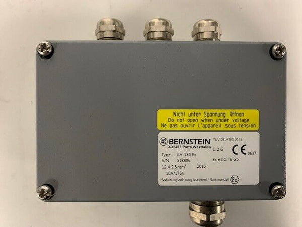 BERNSTEIN CA-150-Ex Universalgehäuse/ Alu box 125 x 57 x 80mm Neuwertig