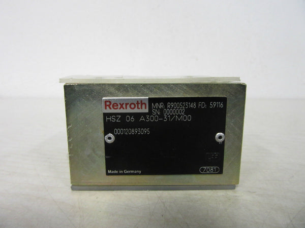 Rexroth R900523148 HSZ 06 A300-31/M00 -unused-